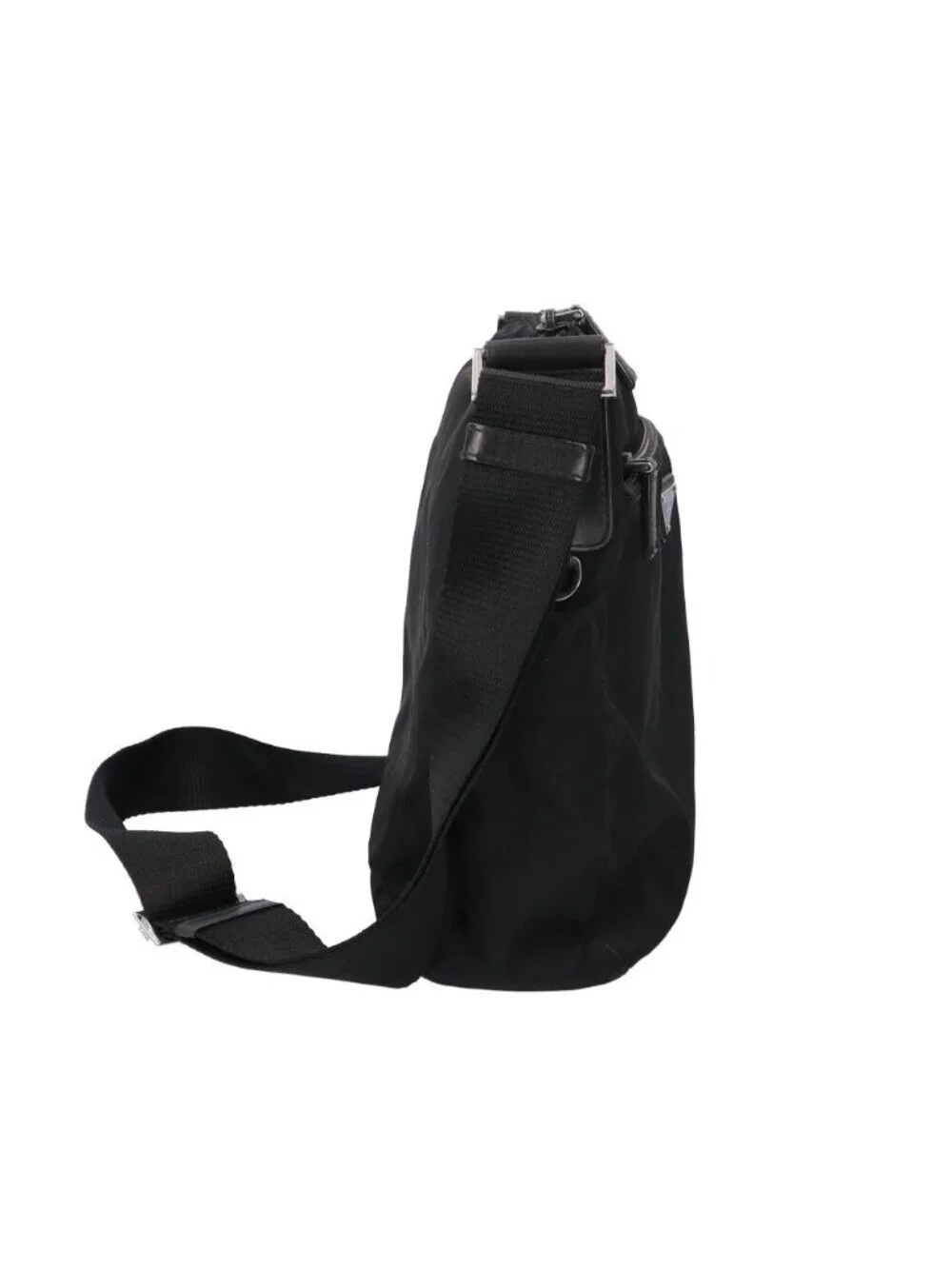 Prada Shoulder Bag Nylon Black Ancient